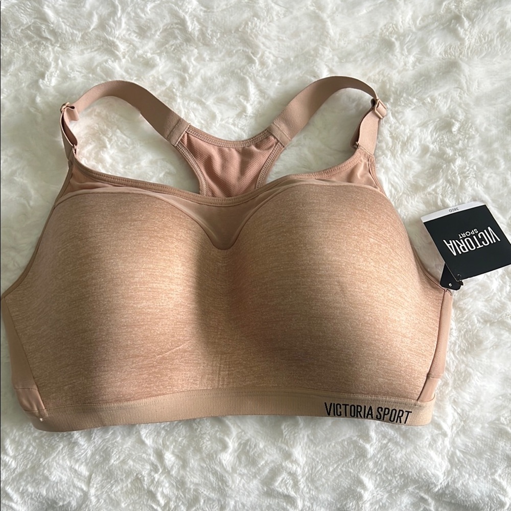 Victoria's Secret Tan Sports Bra Seamless Design